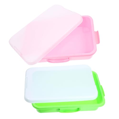 KOMBIUDA 2 Stück Robuste Plastik Sensory Bins mit Deckel und Griff Stapelbare Spieltrays für Aufbewahrung von Sandspielzeug und Bastelbedarf KOMBIUDA 2 Stück Robuste Plastik Sensory Bins mit Deckel und Griff Stapelbare Spieltrays für Aufbewahrung von Sandspielzeug und Bastelbedarf von KOMBIUDA