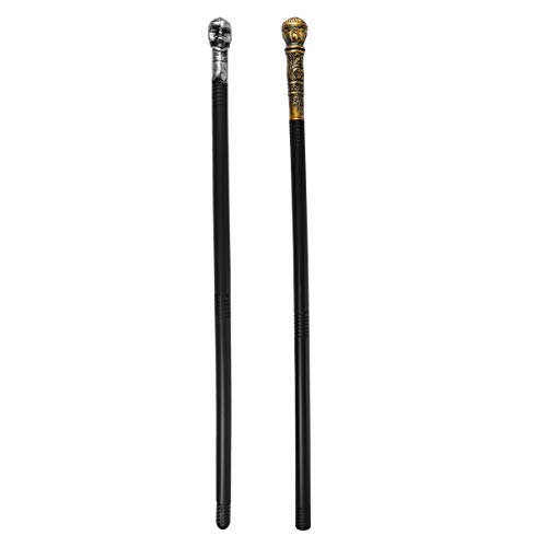 KOMBIUDA 2 Stück Rollenspiele Halloween Party Halloween kinderparty Halloween grusel führen Halloween-Cosplay-Zubehör Kleidung Kostüm Walking Cane Halloween-Party-Versorgung Plastik von KOMBIUDA