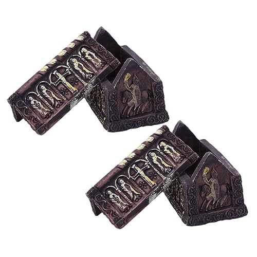 KOMBIUDA 2 Stück Sargbox Aus Kunstharz Halloween- Halloween -Dekorationen Mini Halloween Wohnkultur Sarg Dekoration Halloween-sargkisten Schädel-Halloween Halloween-sargschmuck KOMBIUDA 2 Stück Sargbox Aus Kunstharz Halloween- Halloween -Dekorationen Mini Halloween Wohnkultur Sarg Dekoration Halloween-sargkisten Schädel-Halloween Halloween-sargschmuck von KOMBIUDA