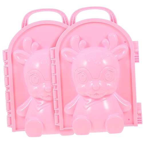 KOMBIUDA 2 Stück Sika Hirsch Schnee Modell Schneeball-Clip Schneeclip schneeballschlacht schneeballmaschinen schneeballzange Schneeball-Maker-Clip entzückender Schneeballmacher Plastik Rosa KOMBIUDA 2 Stück Sika Hirsch Schnee Modell Schneeball-Clip Schneeclip schneeballschlacht schneeballmaschinen schneeballzange Schneeball-Maker-Clip entzückender Schneeballmacher Plastik Rosa von KOMBIUDA