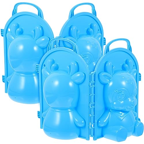 KOMBIUDA 2 Stück Sika Hirsch Schnee Modell Schneeballhersteller Künstlicher Schnee Schneeball-Maker-Clip Schneeform in Sika-Form Schneeballform Sika-schneeschimmel Sky-Blue Plastik KOMBIUDA 2 Stück Sika Hirsch Schnee Modell Schneeballhersteller Künstlicher Schnee Schneeball-Maker-Clip Schneeform in Sika-Form Schneeballform Sika-schneeschimmel Sky-Blue Plastik von KOMBIUDA