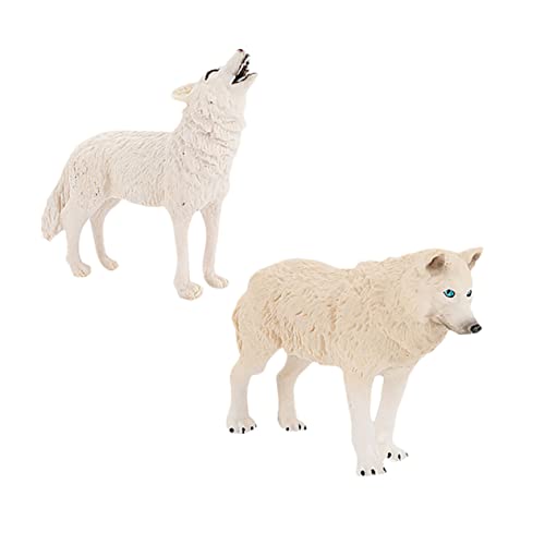 KOMBIUDA Figur Modell Pädagogisches Spielzeug Simulation Tiere Modell 2PCS Kinder Spielzeug PVC Sicher Material von KOMBIUDA