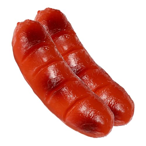 KOMBIUDA 2 Stück Simulierte Würstchen Hot Dog Modell Lebensecht Fake Food Für Display Künstliche Requisiten Restaurant Küche Dekoration Realistisches Essen Für Fotografie Und Layout KOMBIUDA 2 Stück Simulierte Würstchen Hot Dog Modell Lebensecht Fake Food Für Display Künstliche Requisiten Restaurant Küche Dekoration Realistisches Essen Für Fotografie Und Layout von KOMBIUDA