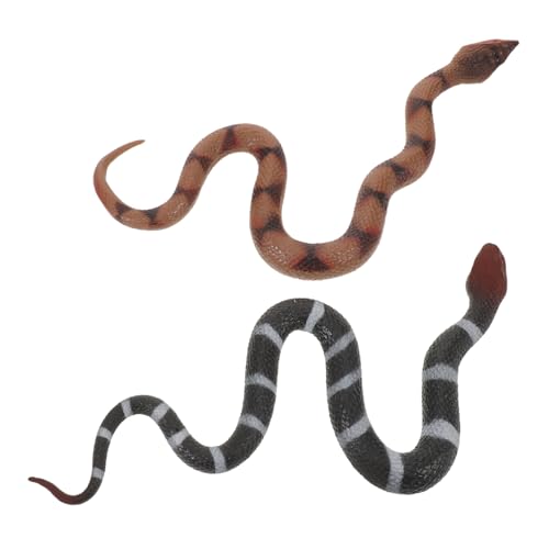KOMBIUDA 2 Stück Simuliertes Cobra -Modell Gummischlange chinesisches Tierkreiszeichen Realistisches gefälschtes Schlangenspielzeug Schlangenstreich künstliche Schlange Schlangenfigur TPR KOMBIUDA 2 Stück Simuliertes Cobra -Modell Gummischlange chinesisches Tierkreiszeichen Realistisches gefälschtes Schlangenspielzeug Schlangenstreich künstliche Schlange Schlangenfigur TPR von KOMBIUDA