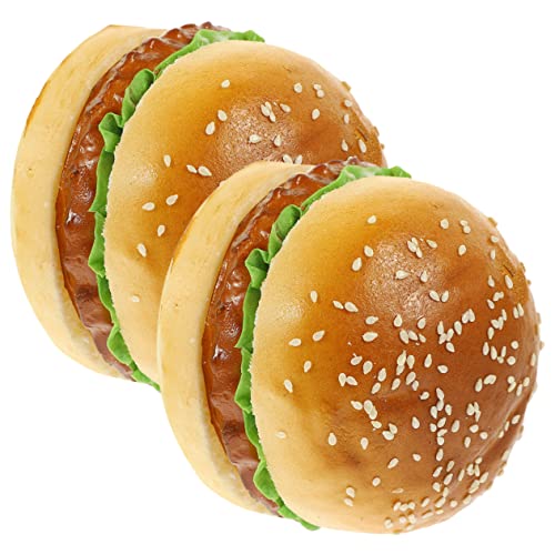 KOMBIUDA 2 Stück Simuliertes Hamburger Modell Tischdekoration Simulation Von Lebensmitteln Gefälschte Burger Pu Burger Modelle Burger Modelle Foto Requisiten Burger Requisite KOMBIUDA 2 Stück Simuliertes Hamburger Modell Tischdekoration Simulation Von Lebensmitteln Gefälschte Burger Pu Burger Modelle Burger Modelle Foto Requisiten Burger Requisite von KOMBIUDA