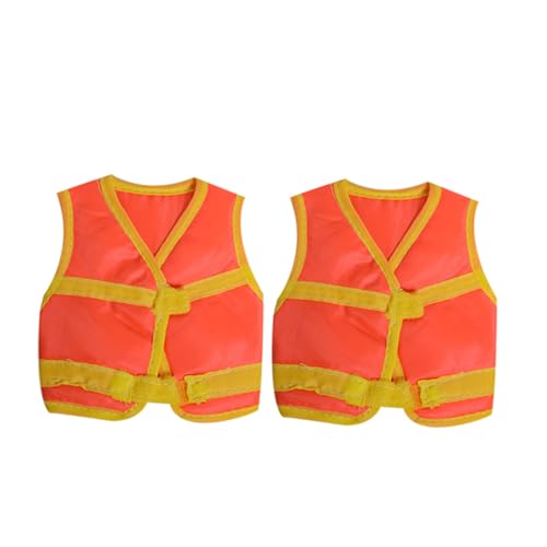 KOMBIUDA 2 Stück Soldaten Kleidung BAU Party Gefälligkeiten DIY-Puppenkleid Puppenkostüm selber Machen Party-Bastelbedarf Miniatur-Bauwerkzeuge Stoff Orange KOMBIUDA 2 Stück Soldaten Kleidung BAU Party Gefälligkeiten DIY-Puppenkleid Puppenkostüm selber Machen Party-Bastelbedarf Miniatur-Bauwerkzeuge Stoff Orange von KOMBIUDA