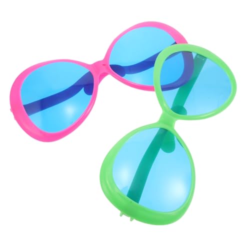 KOMBIUDA 2 Stück Sonnenbrillenzubehör Requisitenbrillen Poolparty Brillen Partybrillen Sommer Strandbrillen Hawaii Sonnenbrillen Für Riesige Sonnenbrillen Hawaii Luau Brillen Aus KOMBIUDA 2 Stück Sonnenbrillenzubehör Requisitenbrillen Poolparty Brillen Partybrillen Sommer Strandbrillen Hawaii Sonnenbrillen Für Riesige Sonnenbrillen Hawaii Luau Brillen Aus von KOMBIUDA