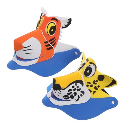 KOMBIUDA Bezaubernde Sonnenhüte Für Kinder – Cartoon-tiger-design Hüte Für Geburtstagspartys Performance-requisiten Mit 2 Teilen KOMBIUDA Bezaubernde Sonnenhüte Für Kinder – Cartoon-tiger-design Hüte Für Geburtstagspartys Performance-requisiten Mit 2 Teilen von KOMBIUDA