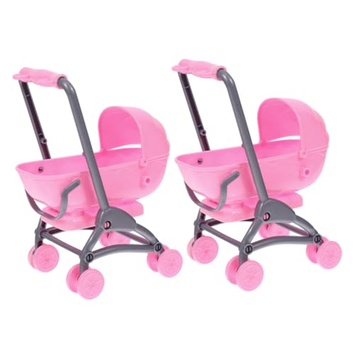 KOMBIUDA 2 Stück Spielzeugkinderwagen für Puppe vorgeben Geburtstagsgeschenk für kinderspielzeug Partyspiele Kinderwagen Spielzeugkinderwagen für Kleinkinder 1-3 Abs Rosa KOMBIUDA 2 Stück Spielzeugkinderwagen für Puppe vorgeben Geburtstagsgeschenk für kinderspielzeug Partyspiele Kinderwagen Spielzeugkinderwagen für Kleinkinder 1-3 Abs Rosa von KOMBIUDA