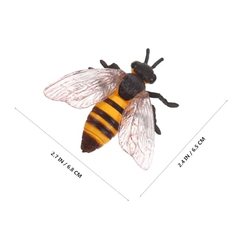 KOMBIUDA 2 Stück Teiliges Bienenfigurenset aus Umweltfreundlichem Realistische Honigbienen-Modelle für Pädagogisches als Geburtstagsgeschenk und Kuchen-Dekoration KOMBIUDA 2 Stück Teiliges Bienenfigurenset aus Umweltfreundlichem Realistische Honigbienen-Modelle für Pädagogisches als Geburtstagsgeschenk und Kuchen-Dekoration von KOMBIUDA