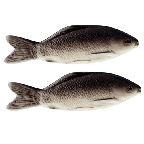KOMBIUDA 2 Stück Teiliges Fisch Wurfkissen Realistisch Geformte Plüschfische als Dekorative Kuscheltiere Weiche Simulation für Sofa Bett und Party Kreatives für Wohn und Festdeko KOMBIUDA 2 Stück Teiliges Fisch Wurfkissen Realistisch Geformte Plüschfische als Dekorative Kuscheltiere Weiche Simulation für Sofa Bett und Party Kreatives für Wohn und Festdeko von KOMBIUDA