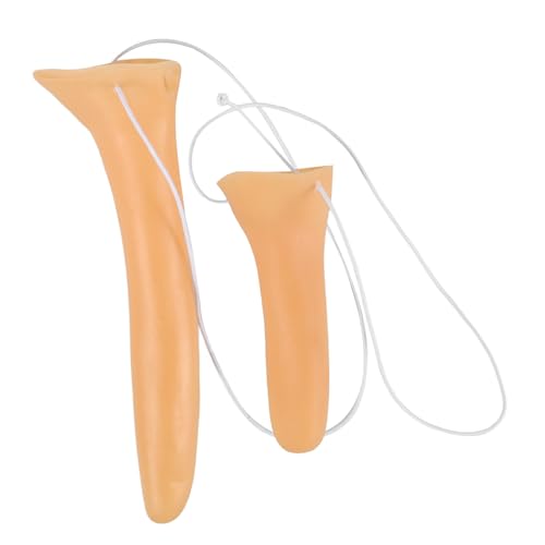 KOMBIUDA 2 Stück Teiliges Halloween Cosplay Vinyl Lange Nase Langlebige Bühnenrequisite Praktische Party Accessoires Waschbar Wiederverwendbar für Kostüm und Themenfeier von KOMBIUDA