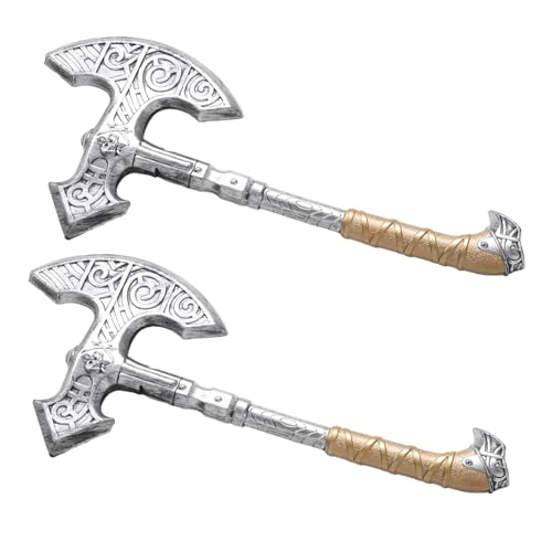 KOMBIUDA 2 Stück Teiliges Halloween Deko Beil Kunststoff Fake Fish Bone Ax Requisiten Handgehaltene Cosplay Axt für Kostümparty und Themengeburtstag Langlebig und Realistisch Gestaltet KOMBIUDA 2 Stück Teiliges Halloween Deko Beil Kunststoff Fake Fish Bone Ax Requisiten Handgehaltene Cosplay Axt für Kostümparty und Themengeburtstag Langlebig und Realistisch Gestaltet von KOMBIUDA