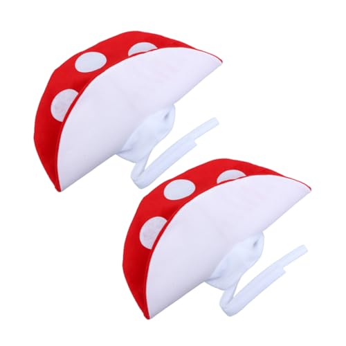 KOMBIUDA 2 Stück Teiliges Pilz Mütze Rote Pilzhut Kostüm Damen und Herren Verstellbare Weiches Material Halloween Karneval Party Accessoire Niedlicher Pilz Hut für Familie KOMBIUDA 2 Stück Teiliges Pilz Mütze Rote Pilzhut Kostüm Damen und Herren Verstellbare Weiches Material Halloween Karneval Party Accessoire Niedlicher Pilz Hut für Familie von KOMBIUDA