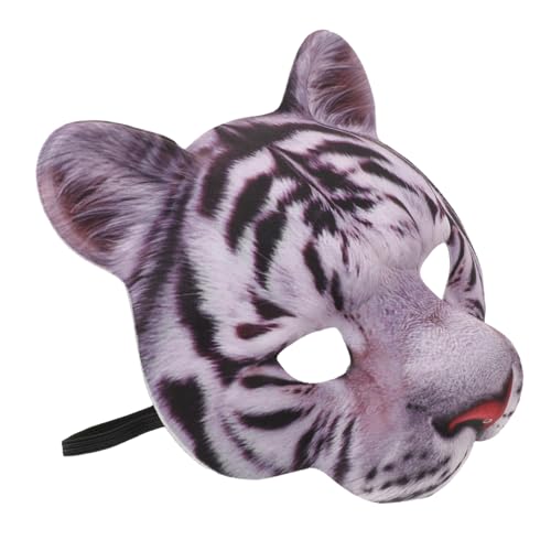 KOMBIUDA 2 Stück Tiger Halbgesicht Maske für Fasching Halloween und Karneval Leichte Atmungsaktive Tierkostüm Maske für Erwachsene Cosplay Party und Maskenball KOMBIUDA 2 Stück Tiger Halbgesicht Maske für Fasching Halloween und Karneval Leichte Atmungsaktive Tierkostüm Maske für Erwachsene Cosplay Party und Maskenball von KOMBIUDA
