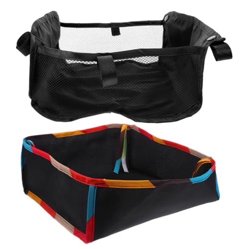 KOMBIUDA 2 Stück Tragbare Aufhängetasche für Kinderwagen Organizer für Windeln Flaschen und Atmungsaktives Design von KOMBIUDA