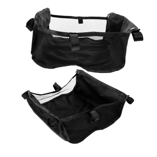 KOMBIUDA 2 Stück Trolley Aufbewahrungstasche Korb Kinderwagen Aufbewahrungstasche Kinderwagen Aufbewahrungstasche Auto Organizer Tasche Kinderwagen Bodentasche Kinderwagen von KOMBIUDA