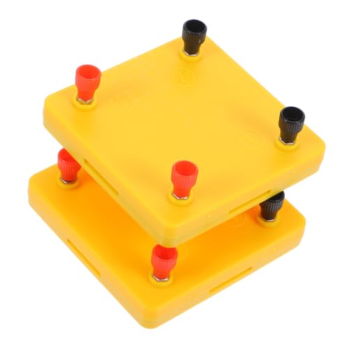 KOMBIUDA 2 Stück Versuchsausrüstung für Schaltung Lehrmittel Schaltkreismodell Elektrizitätswissenschaftliche Kit Geräte für physikalische Experimente Plastik Yellow KOMBIUDA 2 Stück Versuchsausrüstung für Schaltung Lehrmittel Schaltkreismodell Elektrizitätswissenschaftliche Kit Geräte für physikalische Experimente Plastik Yellow von KOMBIUDA