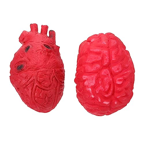 KOMBIUDA 2 Stück blutige Körperstützen Halloween-Schlauchboote gefälscht Halloween Dekoration Halloween-Dekoration Halloween Deko Outdoor Halloween-Gehirn- Partyzubehör Vinyl von KOMBIUDA