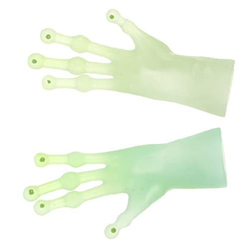 KOMBIUDA 2 Stück für Halloween Party Halloween Dekoration tischdeko esstisch Handschuhe Ausländer Alien-Finger-Handschuh-Abdeckung außerirdisches Zubehör PVC Green KOMBIUDA 2 Stück für Halloween Party Halloween Dekoration tischdeko esstisch Handschuhe Ausländer Alien-Finger-Handschuh-Abdeckung außerirdisches Zubehör PVC Green von KOMBIUDA