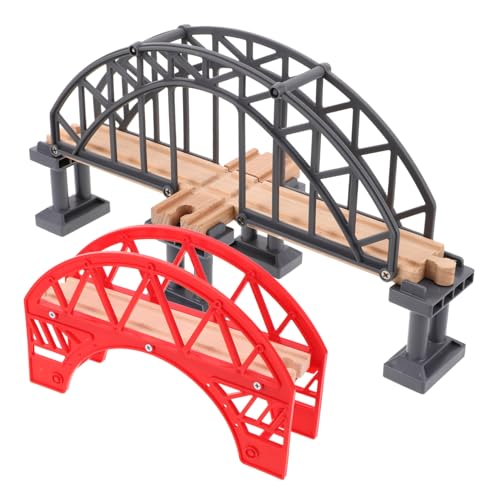 KOMBIUDA 2 Stücke Holz Zug Eisenbahn Brücke Zug Eisenbahn Brücke Zug Rack Brücke Modell Holz Bogen Brücke Plattform Dekorative Brücke Modell DIY KOMBIUDA 2 Stücke Holz Zug Eisenbahn Brücke Zug Eisenbahn Brücke Zug Rack Brücke Modell Holz Bogen Brücke Plattform Dekorative Brücke Modell DIY von KOMBIUDA