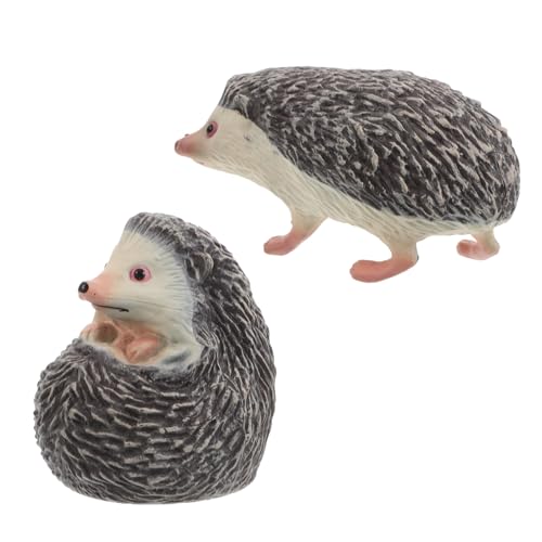 KOMBIUDA 2 Stücke Realistische Miniatur Wildtier Modelle für Frühe Bildung für Garten Dekorationen Torten Topper für Kreative DIY Projekte von KOMBIUDA