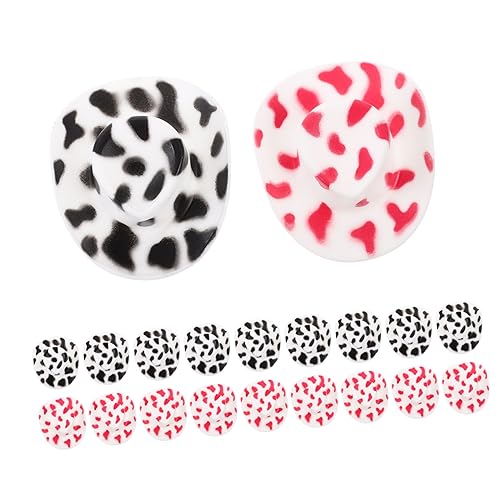 KOMBIUDA 20 Stück Cowboyhüte für Puppen Kleines Hutspielzeug Dekorationszubehör für Puppenkleider Niedliche Hüte für Bastelprojekte und Rollenspiele KOMBIUDA 20 Stück Cowboyhüte für Puppen Kleines Hutspielzeug Dekorationszubehör für Puppenkleider Niedliche Hüte für Bastelprojekte und Rollenspiele von KOMBIUDA