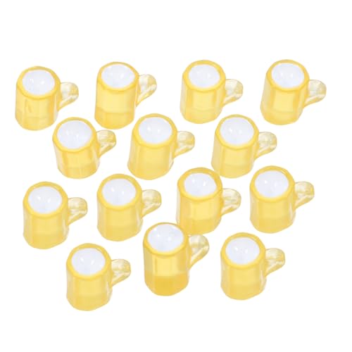 KOMBIUDA 20 Stück Mini-Bierkrug Miniatur-Puppenhauszubehör Miniatur-Dekorationen Mini-Puppenhauszubehör Dollhouse Dekorationen Mini-Becher Puppenhaus Mini -Bier Miniaturszene Harz Gelb KOMBIUDA 20 Stück Mini-Bierkrug Miniatur-Puppenhauszubehör Miniatur-Dekorationen Mini-Puppenhauszubehör Dollhouse Dekorationen Mini-Becher Puppenhaus Mini -Bier Miniaturszene Harz Gelb von KOMBIUDA