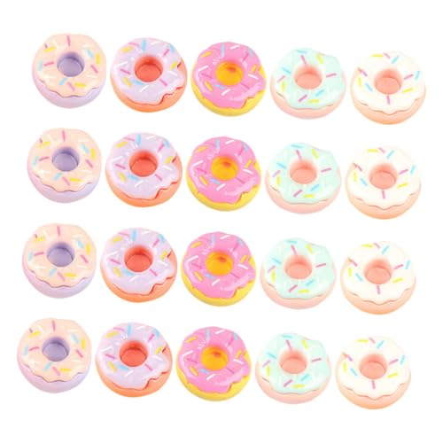 KOMBIUDA 20 Stück Mini Donuts DIY Donut Dekore Dekorative Fake Food Requisite Mini Ornament Donut Modelle Mini Küchenzubehör Kinderspielzeug Requisite KOMBIUDA 20 Stück Mini Donuts DIY Donut Dekore Dekorative Fake Food Requisite Mini Ornament Donut Modelle Mini Küchenzubehör Kinderspielzeug Requisite von KOMBIUDA