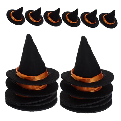 KOMBIUDA 20 Stück Mini Filz Hexenhüte Kleine Zauberer Hüte Langlebige Halloween Partydekoration Handgefertigte Mini Hut-deko für DIY Bastelprojekte und Flaschenverschlüsse KOMBIUDA 20 Stück Mini Filz Hexenhüte Kleine Zauberer Hüte Langlebige Halloween Partydekoration Handgefertigte Mini Hut-deko für DIY Bastelprojekte und Flaschenverschlüsse von KOMBIUDA