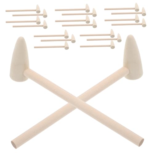 KOMBIUDA 20 Stück Mini Holzhammer für DIY Spielzeuge für Kreative Bastelprojekte und Fantasievolles für Jungen KOMBIUDA 20 Stück Mini Holzhammer für DIY Spielzeuge für Kreative Bastelprojekte und Fantasievolles für Jungen von KOMBIUDA
