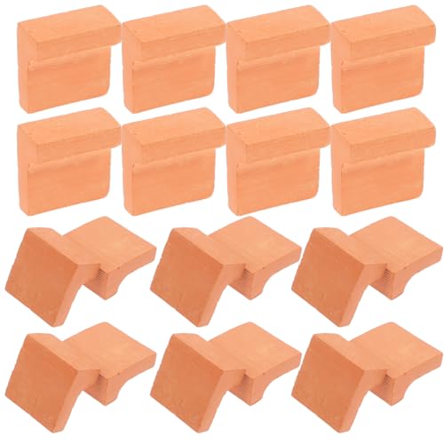 KOMBIUDA 20 Stück Mini-Steine falsche Ziegel gefälschter Ziegelstein Miniatursteine zum Bauen, Basteln, Ministeine Puppenhaus-Steine Ziegel für draußen Miniaturziegel Ton KOMBIUDA 20 Stück Mini-Steine falsche Ziegel gefälschter Ziegelstein Miniatursteine zum Bauen, Basteln, Ministeine Puppenhaus-Steine Ziegel für draußen Miniaturziegel Ton von KOMBIUDA