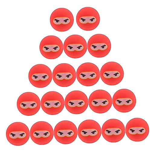 KOMBIUDA 20 Stück Ninja springender Ball Ninja-Hüpfbälle Mini- Ninja hüpfende Bälle fun toys for springende Bälle kleine Hüpfbälle Gummi rot KOMBIUDA 20 Stück Ninja springender Ball Ninja-Hüpfbälle Mini- Ninja hüpfende Bälle fun toys for springende Bälle kleine Hüpfbälle Gummi rot von KOMBIUDA