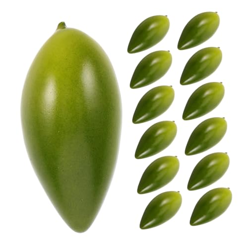 KOMBIUDA 20 Stück Olivenimitat Modell Mit Künstlichem Olivgrün Olivgrüne Modelldekorationen Nettes Olivenmodel Model Olivenmodelle Gefälschte Fruchtmodelle Green Hochdruck-polyethylen von KOMBIUDA