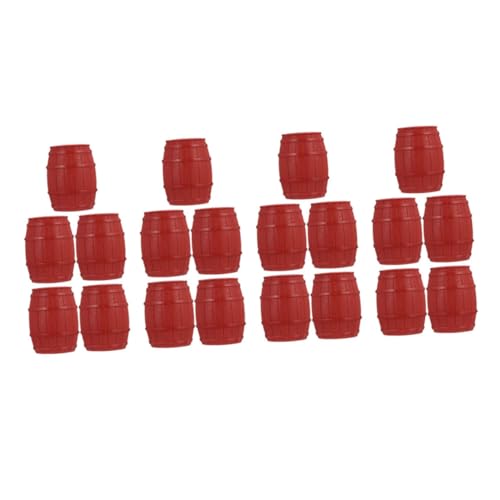 KOMBIUDA 20 Stück Entfernbare Piratenfässer Modell PVC Piratenszene Zubehör Detaillierte Miniatur Requisiten Mini Szenen Sandtisch Layout von KOMBIUDA