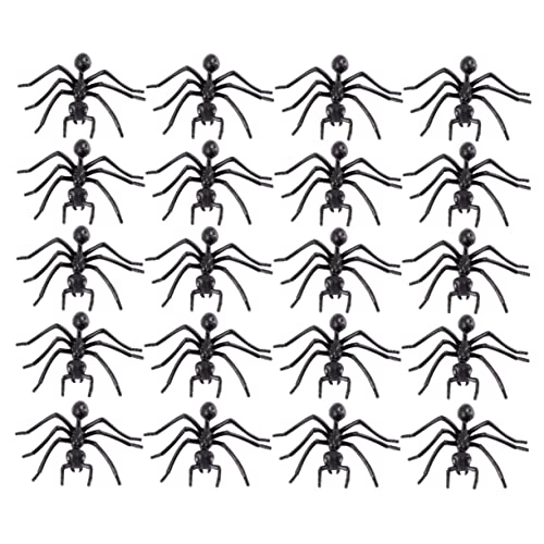 KOMBIUDA 20 Stück Simulierte Ameisenspielzeug Ameisen klein simulieren Party Halloween Halloween Toys Halloween künstliche Ameise Halloween-Simulationsinsekten PVC Black von KOMBIUDA