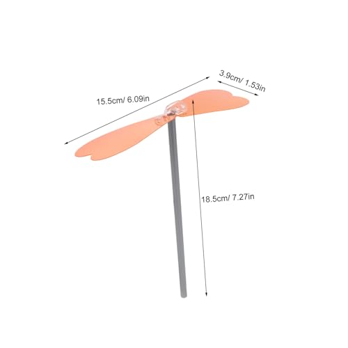 KOMBIUDA 20 Stück Teiliges Hand-rub Propeller aus Bambus Einfache Langlebige Flugspielzeuge für Interaktives Outdoor für Gruppenaktivitäten Partytüten und Kreative DIY-projekte von KOMBIUDA