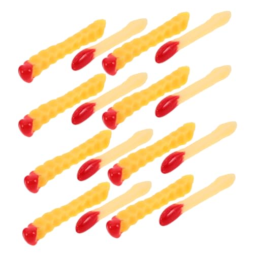 KOMBIUDA 20 Stück Teiliges Künstliche Pommes Frites mit Realistische Fast Food Deko Ungiftige Spielzeugnachbildung für Restaurant Leichte Tischdekoration für Party und Fotografie KOMBIUDA 20 Stück Teiliges Künstliche Pommes Frites mit Realistische Fast Food Deko Ungiftige Spielzeugnachbildung für Restaurant Leichte Tischdekoration für Party und Fotografie von KOMBIUDA