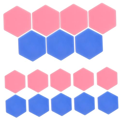 KOMBIUDA 20 Stück Teiliges Schachfiguren aus Große Hexagon Schachstücke für Brettspiele für Anfänger Doppelfliegen und Pädagogische Spiele KOMBIUDA 20 Stück Teiliges Schachfiguren aus Große Hexagon Schachstücke für Brettspiele für Anfänger Doppelfliegen und Pädagogische Spiele von KOMBIUDA