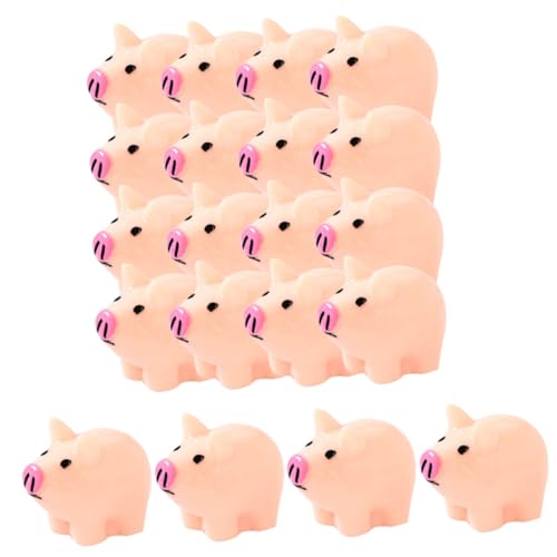 KOMBIUDA 20 Stück Tierfigur Aus Harz Ornament Liebenswert Dekoration Miniatur Klein Statue Schmuck Entzückende Figur Tierfigur Tiermodell Figur von KOMBIUDA