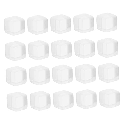 KOMBIUDA 20 Stück Transparente Würfel DIY Freundlich für Partys und Spiele Leicht und Tragbar für Bars und Familientreffen Acryl Würfel für Kreative Anwendungen von KOMBIUDA