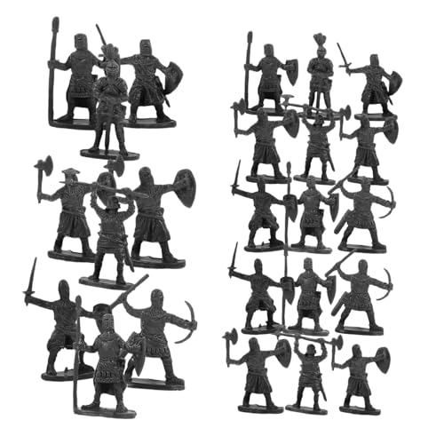 KOMBIUDA 200-teilige Kunststoff Spielzeugsoldaten Miniaturfiguren Kleine Soldatenmodelle Für Kinder Figuren Für Sandkasten Und Rollenspiele von KOMBIUDA