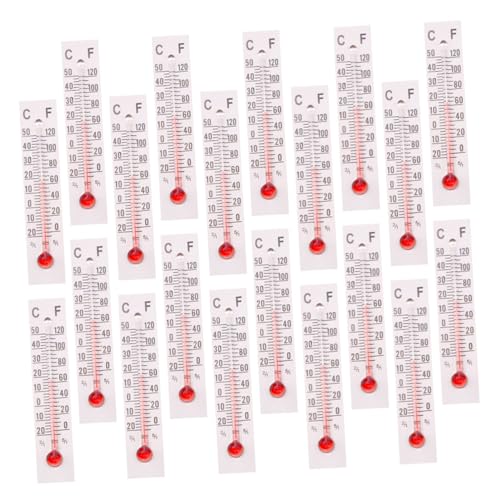 KOMBIUDA Thermometer Mit Fühler 20st Puppenhaus-Thermometer Für Miniatur-thermometerfiguren Thermometer-Ornament Miniatur-temperaturanzeiger Mini-temperaturmesser Miniaturspielzeug Papier Weiß KOMBIUDA Thermometer Mit Fühler 20st Puppenhaus-Thermometer Für Miniatur-thermometerfiguren Thermometer-Ornament Miniatur-temperaturanzeiger Mini-temperaturmesser Miniaturspielzeug Papier Weiß von KOMBIUDA