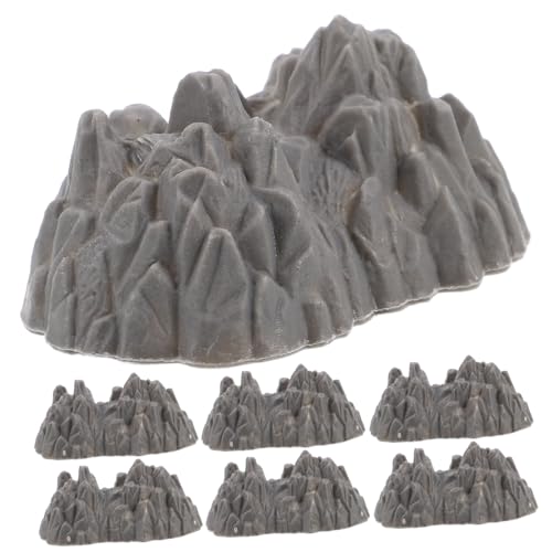 KOMBIUDA 20St Rockspielzeug Landschaftssimulationsberg Landschaftssimulation Steingarten Landschaftsstein für den Außenbereich Mikro-Landschaftsdekor Berg-Mini-Ornament Plastik Dark Grey KOMBIUDA 20St Rockspielzeug Landschaftssimulationsberg Landschaftssimulation Steingarten Landschaftsstein für den Außenbereich Mikro-Landschaftsdekor Berg-Mini-Ornament Plastik Dark Grey von KOMBIUDA