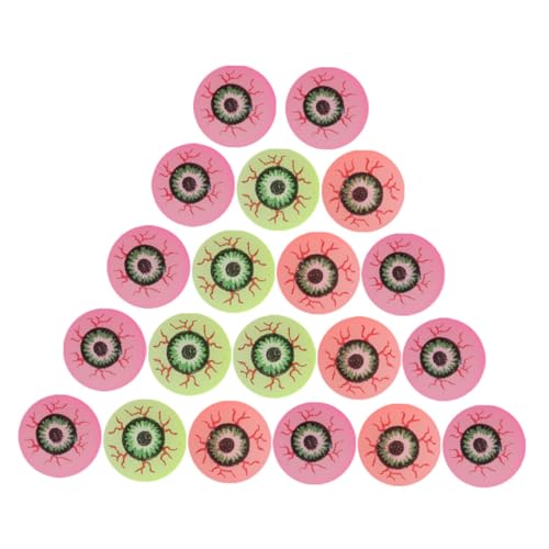 KOMBIUDA Elastisches Halloween-Auge 30 Mm Mehrfarbig Spielzeug Für Halloween-Party-Requisiten Dekorationen von KOMBIUDA