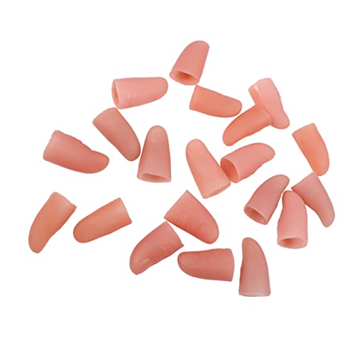 KOMBIUDA Bezaubernde Leuchtende Halloween-fingerhandschuhe 20 Stück Simulierte Falsche Finger Trick-Requisiten Für Partys Und Cosplay von KOMBIUDA