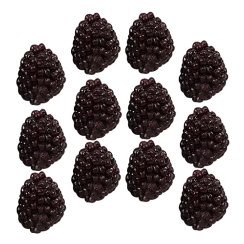 KOMBIUDA 20st Simulationsfruchtmodell Künstliche Künstliche Himbeere Simulierte Fruchtmodelle Gefälschte Himbeere Realistische Himbeere Gefälschte Kirsche Deko Fruchtmodell Prop Black PVC KOMBIUDA 20st Simulationsfruchtmodell Künstliche Künstliche Himbeere Simulierte Fruchtmodelle Gefälschte Himbeere Realistische Himbeere Gefälschte Kirsche Deko Fruchtmodell Prop Black PVC von KOMBIUDA