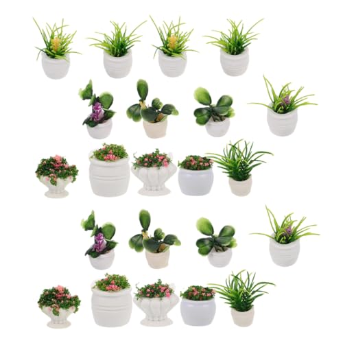 KOMBIUDA 22 Stück Teiliges Miniatur-Pflanzen- Realistisch Gestaltete Künstliche Bonsai Pflegefrei Kompakt für Puppenhausdekoration und DIY-mikrolandschaften Naturgetreue Mini-Pflanzen für KOMBIUDA 22 Stück Teiliges Miniatur-Pflanzen- Realistisch Gestaltete Künstliche Bonsai Pflegefrei Kompakt für Puppenhausdekoration und DIY-mikrolandschaften Naturgetreue Mini-Pflanzen für von KOMBIUDA