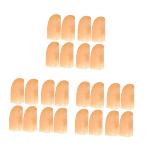 KOMBIUDA 24 STK Daumenspitze Fingertrick Gefälschte Finger Fingerlichter Trick Heller Falscher Daumen Rotes Daumenlicht Finger Leicht Tragbare Leuchtringe Spender Für Babynahrung von KOMBIUDA
