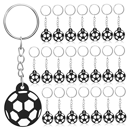 KOMBIUDA 24 Stk. Fußball Schlüsselanhänger Teiliges Soft Touch Sport Schlüsselanhänger Kreative Fußball Anhänger für Rucksack Taschenanhänger Party Mitgebsel und KOMBIUDA 24 Stk. Fußball Schlüsselanhänger Teiliges Soft Touch Sport Schlüsselanhänger Kreative Fußball Anhänger für Rucksack Taschenanhänger Party Mitgebsel und von KOMBIUDA